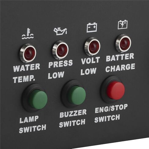 Dashboard 5 Gauge Set Switch Panel 9-32V Oil Level Water Temperature Oil Pressure Voltage Engine Speed Boat Accessories in Saudi Arabia