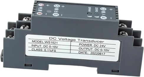 -10-10V Analog Signal Converter DC24V DC12V Analog DC Signal Isolation Transmitter 4-20mA 0-75mV 0-10V -10A 10A(Output 0-10V,Input 1-5V_1 in 1 Out_DC24V) in Saudi Arabia