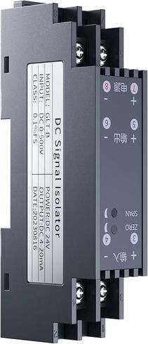 DC 0-75MV 0-48V إلى 4-20MA لجهد الجهد ومحول الإشارة الحالية 0-1000V 0-20MA إلى 4-20MA 0-10V الإخراج 1 في 1 Out Signal (Black ، 4-20MA Outder_DC12V Supply) in Saudi Arabia
