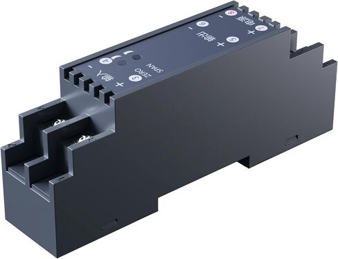 DC 0-75MV 0-48V إلى 4-20MA لجهد الجهد ومحول الإشارة الحالية 0-1000V 0-20MA إلى 4-20MA 0-10V الإخراج 1 في 1 Out Signal (Black ، 4-20MA Outder_DC12V Supply) in Saudi Arabia
