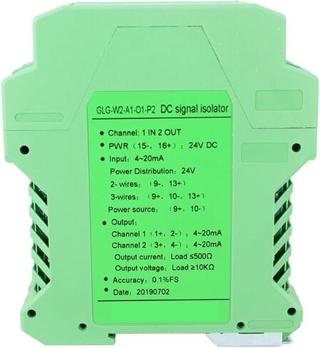 عزل إشارة العاصمة العاصمة موزع إشارة التناظرية 0-10V/4-20MA عزل إشارة إشارة (1 إدخال 1 الإخراج ، الإخراج 4-20MA_INPUT 0-20MA_DC24V) in Saudi Arabia