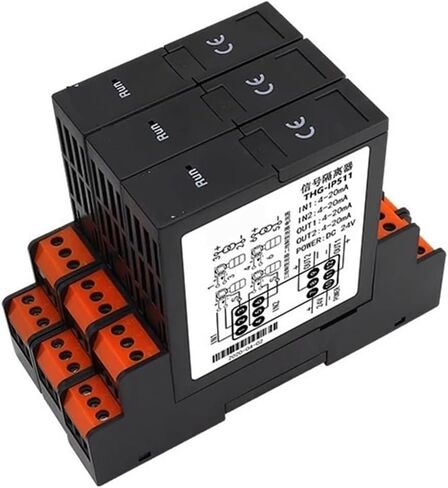 Signal Isolator DC24v 4-20ma/0-10v(1IN2OUT,0-10V Output_0-20MA Input_DC24V) in Saudi Arabia