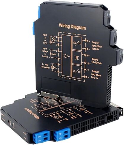 DC 4-20ma Input Analog Signal Isolator Converter/Signal Distributor with 4-20ma Output(1 in 1 Out,0-20mA to 0-20mA) in Saudi Arabia
