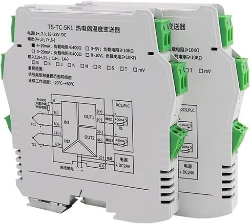 Signal Converter Thermal Resistor Temperature Signal Isolator 420mA Signal Isolator programmable Indicator Transmitter(1 in 1 Out) in Saudi Arabia