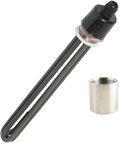 1PCS DN40 عنصر تسخين الماء من الفولاذ المقاوم للصدأ الأخضر 304 مقاومة سخان المياه الغمر الكهربائي 3KW/6KW/9KW/12KW (خيط سخان ، 220 فولت ، 9KW 300MM) in Saudi Arabia