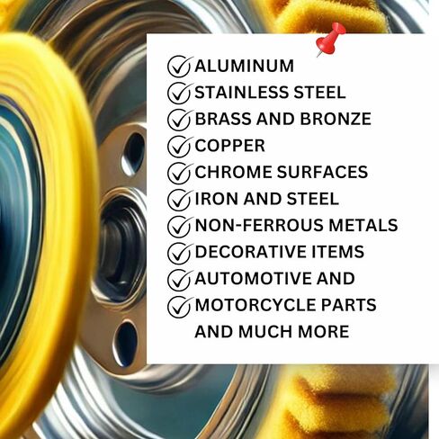 13PCS 8 Inch Aluminum Polishing Kit – Airway Buffing Wheels and Compounds Set for Metal Rim Shine Restoration Grinder Compatible Wheel Polisher for Chrome Finishing and Surface Refining in Kuwait