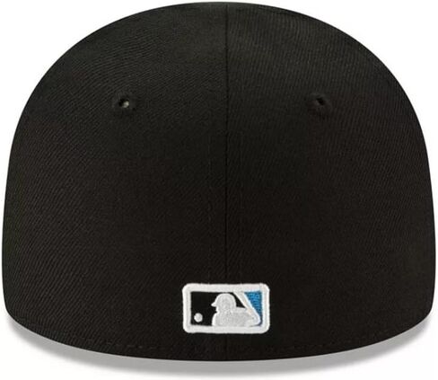 New Era Infant Miami Marlins Authentic Collection on Field My First 59Fifty Forted Hat Size 6 Black/Blue in Saudi Arabia