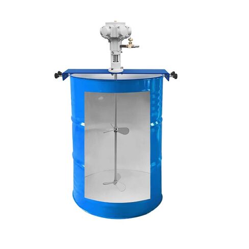 55 جالون خلاط الطلاء طبل 3/4hp للاصدة من 1-5000MPas لزوجة المواد الكيميائية محرض خزان الهواء ، آلة تحريك الطلاء ، النوع الهوائي in Kuwait
