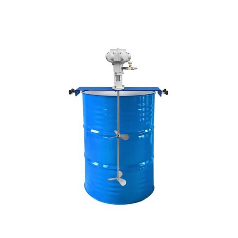 55 جالون خلاط الطلاء طبل 3/4hp للاصدة من 1-5000MPas لزوجة المواد الكيميائية محرض خزان الهواء ، آلة تحريك الطلاء ، النوع الهوائي in Kuwait