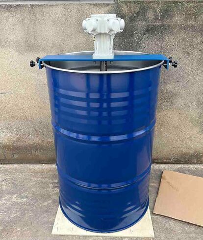 55 جالون خلاط الطلاء طبل 3/4hp للاصدة من 1-5000MPas لزوجة المواد الكيميائية محرض خزان الهواء ، آلة تحريك الطلاء ، النوع الهوائي in Kuwait