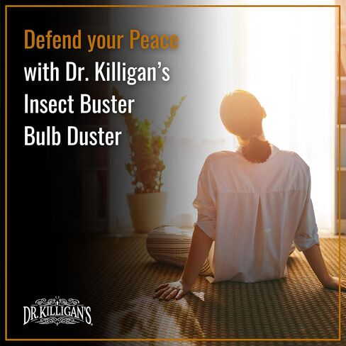Dr. Killigan's The Insect Buster - Bulb Duster, Sprayer, Applicator, Dispenser for Diatomaceous Earth and Other Powders - Effective Dust Application Tool - Large (14oz) in Kuwait