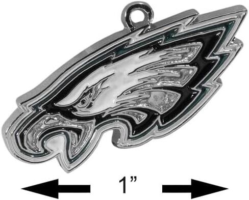 Siskiyou Sports NFL Philadelphia Eagles Huggie Hoop أقراط وألوان الفريق وحجم واحد in Saudi Arabia