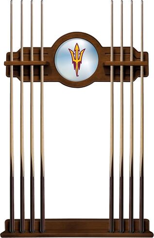Holland Bar Stool Co. Arizona State Cue Rack in Chardonnay Finish with Pitchfork Logo in Saudi Arabia