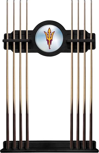 Holland Bar Stool Co. Arizona State Cue Rack in Black Finish with Pitchfork Logo in Saudi Arabia
