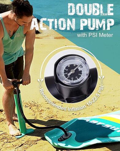 Paddle Boards 10'/10'6"/11'Wide Inflatable Stand Up Paddle Board with Premium SUP Board Accessories for Adults & Youth of All Skill Levels in Saudi Arabia