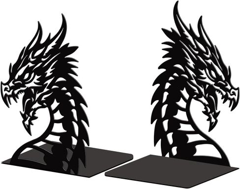 Beaceblue Metal Bookends للرفوف ، الدعم الداعم للكتاب الداعم للدراسة الشاقة الدقيقة للمكتب ، المكتب ، الرف ، الغرفة 5.3 "x4.3" x7.9 in Saudi Arabia