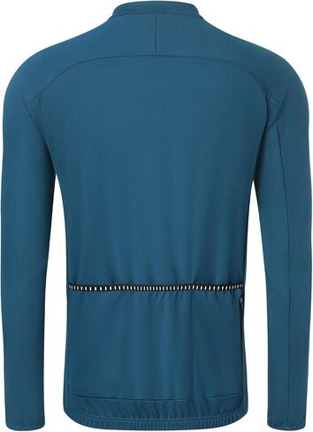 Bergrisar Cycling Jersey Men Sleeves Half Zip Bike Jersey مع قميص الدراجة الجبلية لركوب الدراجات في جيب السحاب in Kuwait