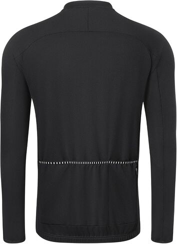 Bergrisar Cycling Jersey Men Sleeves Half Zip Bike Jersey مع قميص الدراجة الجبلية لركوب الدراجات في جيب السحاب in Kuwait