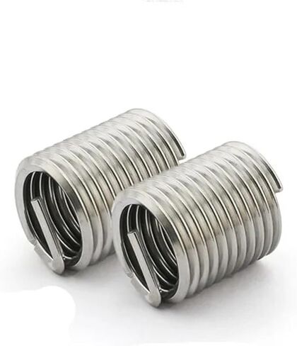 Idomin 100pcs M6*1.0 * 1D Wire Thread Insert, M6x1d Wire Screw Sleeve, M6 Screw Bushing Helicoil Wire Thread Repair Inserts SUS304 in Saudi Arabia