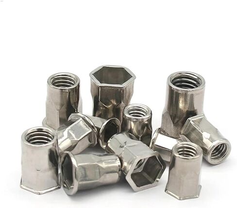 Idomin 10pcs/2pcs M3 M4 M5 M6 M8 M12 M12 304 مقاومًا من الفولاذ المقاوم للصدأ مسطح رأس عابر صغير منصات الجوز in Saudi Arabia