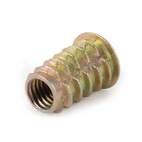 Idomin 10/20/30/50Pcs M4 M5 M6 M8 M10 Zinc Alloy Thread for Wood Insert Nut Ring Hex Drive Head Furniture Nut(M4X10(50PCS)) in Kuwait