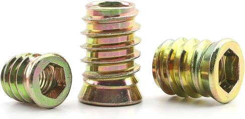 Idomin 5-10pcs الخشب ملولب الجوز M6-M10 زنك مقبس السداسي مقبس الدافع in Saudi Arabia