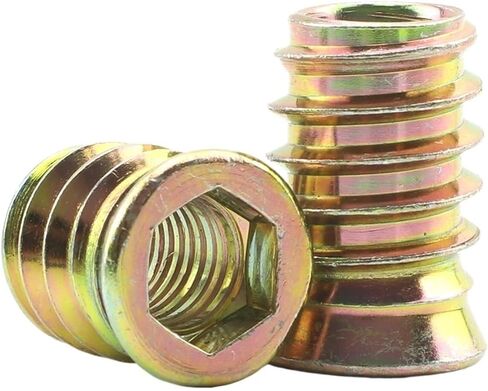 Idomin 5-10pcs الخشب ملولب الجوز M6-M10 زنك مقبس السداسي مقبس الدافع in Saudi Arabia