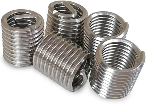 Idomin 100pcs M5 * 0.8 * 3D إدراج مؤشر ترابط الأسلاك 3D ، كم برغي سلك M5x3d ، M5 المسمار جلبة هليكوبوت سلك الإدراج SUS304 in Saudi Arabia