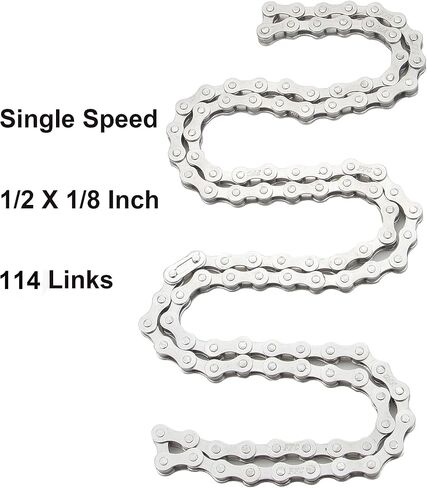 سلسلة دراجة ويروك واحدة السرعة 1 سلاسل الدراجات السرعة 1/2 "× 1/8" × 114 روابط in Saudi Arabia