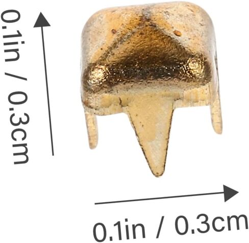 OHPHCALL 1000Pcs Mini Claw Studs Metal Rivets for DIY Crafts Spike Studs for Clothing Hats and Accessories Durable Decorative Nailheads for Unique Style in Saudi Arabia