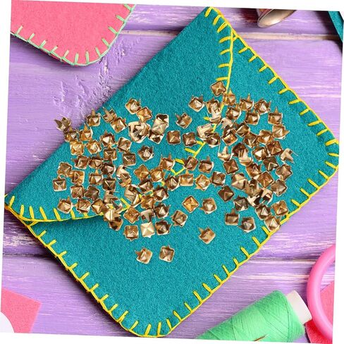 OHPHCALL 1000Pcs Mini Claw Studs Metal Rivets for DIY Crafts Spike Studs for Clothing Hats and Accessories Durable Decorative Nailheads for Unique Style in Saudi Arabia