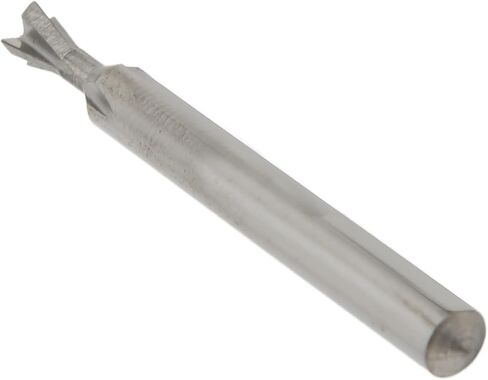 HSS Dovetail Cutter ، Carbide Dovetail Cutter Sploy Slot Slot Milling Cutter Cutter Sploy 5mm 4 Flutes Fast Drilling Milling Cutter Cutter Divetail End Cutter للصناعة (5 × 60 ° × 50L) in Kuwait