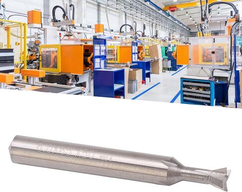 Dovetail Bit Carbide 6mm Dia Shank 4 Flutes 50mm Length Universal Dovetail Milling Cutter (80°) in Saudi Arabia