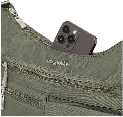 Baggallini Modern Everywhere Crossbody Women 11x9x4.5 RFID Hobo Bag in Saudi Arabia