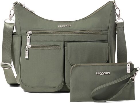 Baggallini Modern Everywhere Crossbody Women 11x9x4.5 RFID Hobo Bag in Saudi Arabia