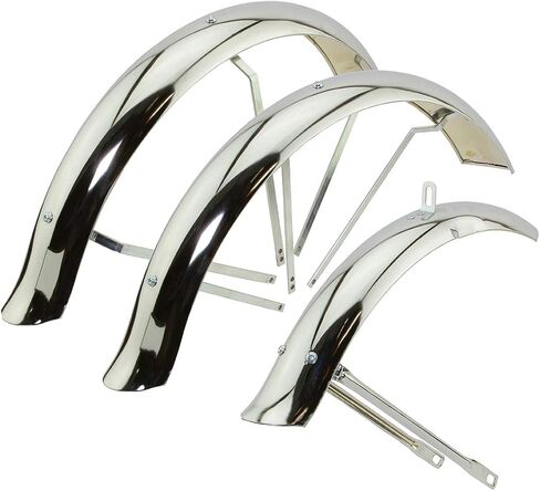 Alta Bicycle Chrome Flared Standard Trike Conversion Kit Fender Set, Multiple Sizes (20") in Saudi Arabia