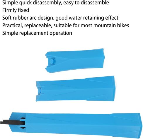 مجموعة مصدات الدراجات ، وصيرة سريعة للدراجة Mudguard Splash Rain Guard الأمامية والخلفية مع الملحقات لمقابل الأوساخ المائية in Kuwait