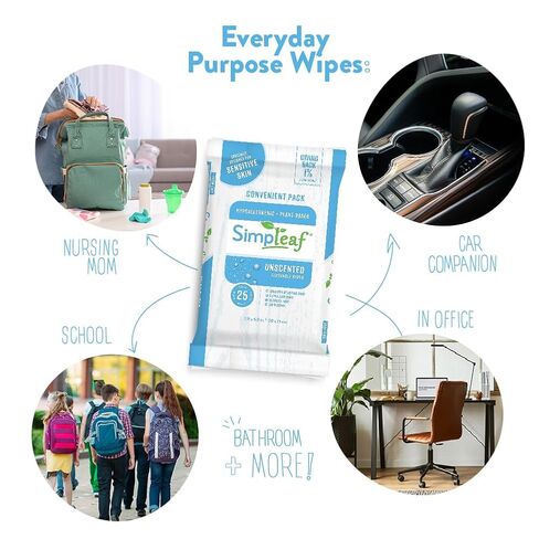 Flushable Wet Wipes Unscented | Plastic Free, Paraben & Alcohol Free | Hypoallergenic & Safe for Sensitive Skin | Soothing Aloe Formula | Adult Toilet Wipes (3 x 50 Counts Pack) 150 Counts in Kuwait