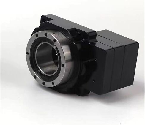 Speed Reducer 85mm Hollow Rotating Platform Planetary Gearbox Reducer for 200w 400w Servo Motor Nema23 Stepper Motor Planetary Gearbox(Input 6.35mmstep,PA85 Ratio 100) in Saudi Arabia