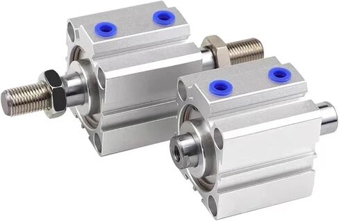 1pcs SDAD32 40 50 63mm Bore Double Rod Pneumatic Air Compact Cylinder with Male Thread Rod SDAD32X50-B SDAD40X60-B SDAD63X100-B(Stroke 40mm,SDAD50) in Saudi Arabia