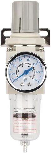 AW2000-02 Pneumatic Compressor Air Filter Source Treatment Filters Pressure Regulator Gauge Oil Separator(4mm) in Saudi Arabia