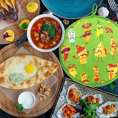 2 PCS Tortilla أكثر دفئا ، دافئ تورتيلا قابلة للميكروويف 12 بوصة للتاكو ، كويساديلا و gorditas ، النسيج المعزول الممتاز (القطن 100 ٪) ، يحافظ على دافئة 45+ دقيقة ، عائلة العيد الأساسية (النمط الكلاسيكي) in Kuwait