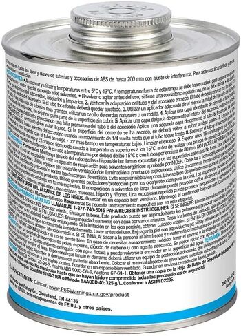 Oatey 30902 ABS Medium Cement, Black, 32-Ounce, 32 oz, 32 Ounce in Saudi Arabia