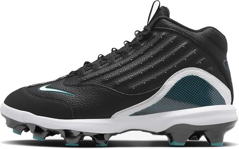 Nike Griffey 2 MCS Men's Baseball Cleats (HF1579-002, Black/White/Fresh Water) Size 8 in Saudi Arabia
