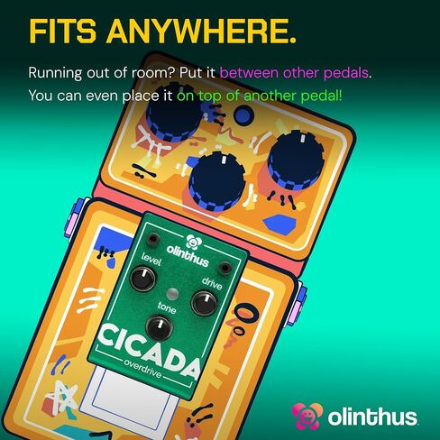 Olinthus Cicada Overdrive – World's Smallest Guitar Effects Mini Pedal in Saudi Arabia