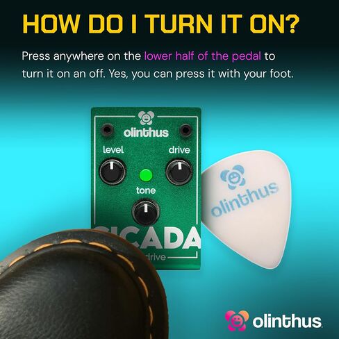 Olinthus Cicada Overdrive – World's Smallest Guitar Effects Mini Pedal in Saudi Arabia