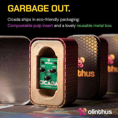 Olinthus Cicada Overdrive – World's Smallest Guitar Effects Mini Pedal in Saudi Arabia