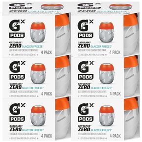 نظام ترطيب Gatorade GX ، زجاجات GX Squeeze غير المنقولة أو GX Sports Drink Pods - 4 Count (حزمة 6) in Kuwait