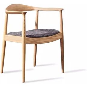 Office Chair Solid Wood Frame Kitchen Chair with Cushioned Seat Office Chair with Solid Wood Armrests Suitable for Kitchen Bedroom Dining Room Home Office Desk Chairs(A) in Saudi Arabia