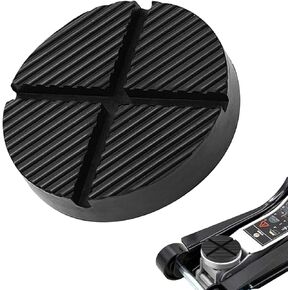 2PCS Rubber Jack Pads, Grooved Surface, Car Jack Block Jacks Adapter Jack Pad Jack Stand Pads for Pinch Welds Vehicle Lifts Rubber Floor Bracket in Kuwait